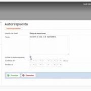 Autorespuesta de email